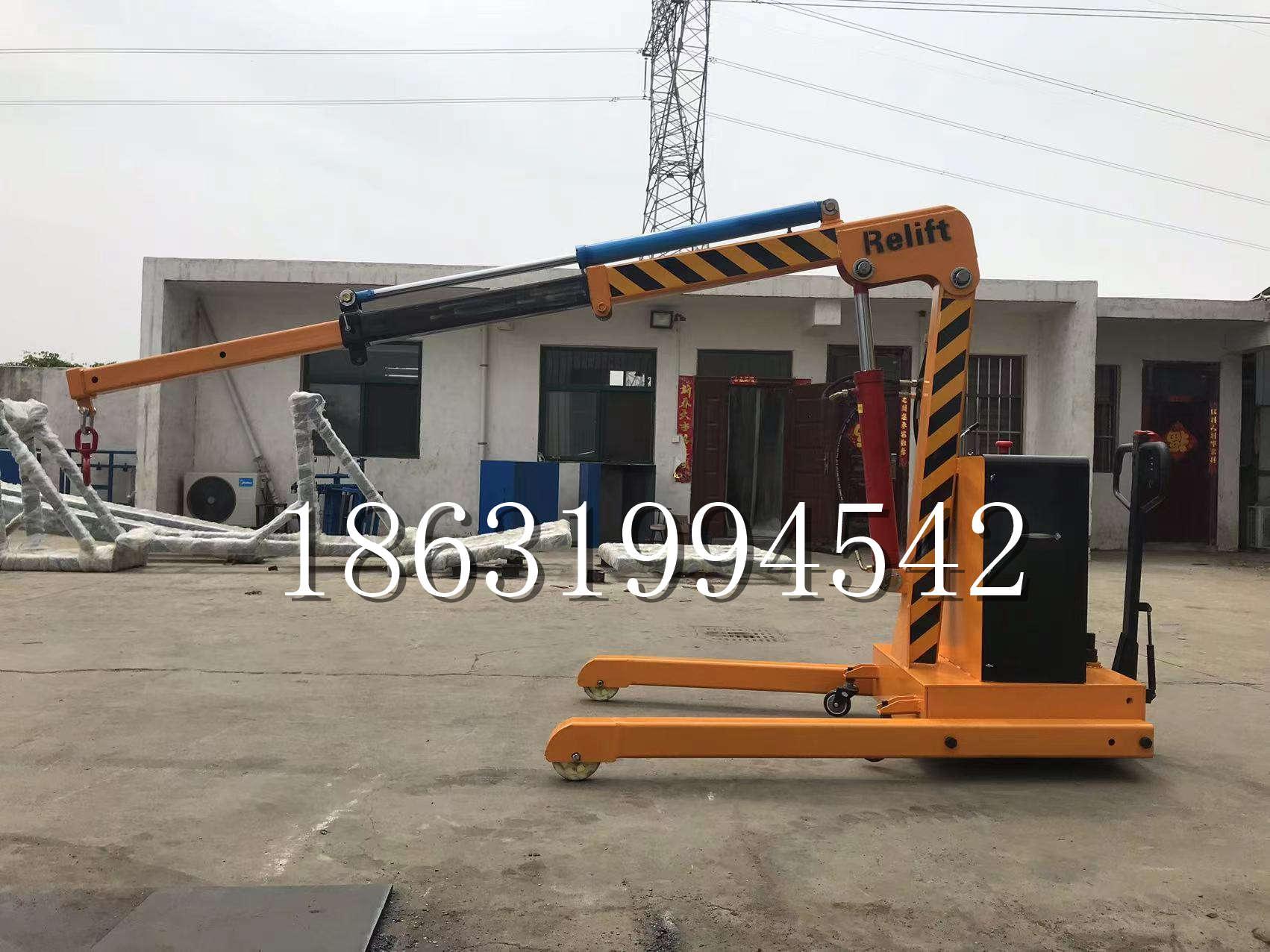 襄垣县久征定做3吨三轮随车吊 农用园林绿化移树吊 平板工程用小吊机