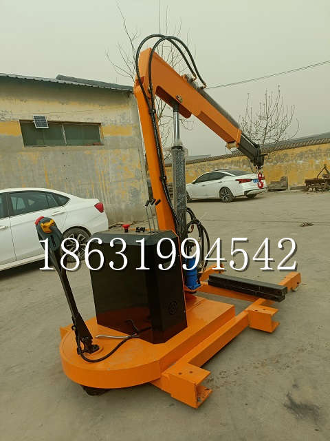 襄垣县自卸车厢随车吊 自制轮式四不像起重机 四驱平板吊 5吨 贵盛